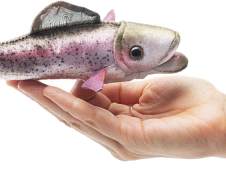 Folkmanis Mini Rainbow Trout Puppet on Sale