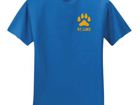 St. Luke Lions Paw T-Shirt Hot on Sale