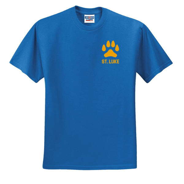 St. Luke Lions Paw T-Shirt Hot on Sale