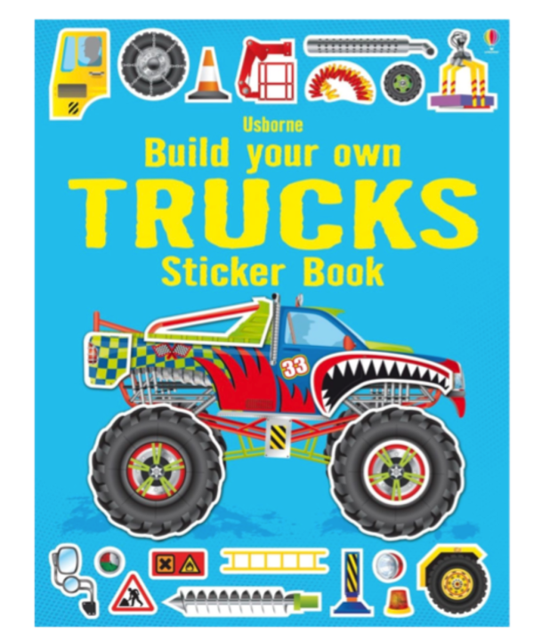 Usborne Build Your Own Trucks Sticker Books For Discount