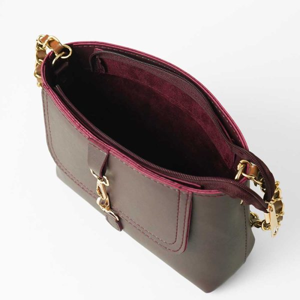 Clarent Bag Maroon For Cheap