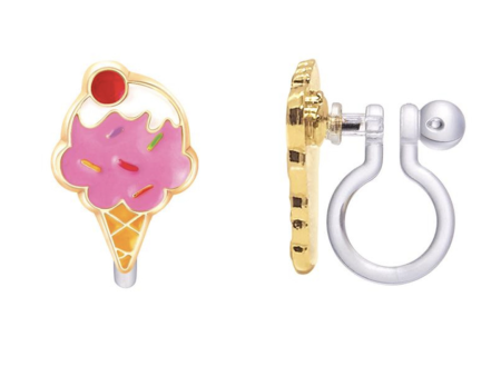 Girl Nation Clip On Cutie Earrings - Ice Cream Dream For Cheap