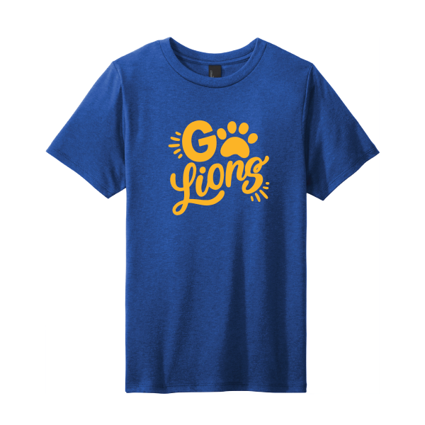 St. Luke Lions Go Lions Tri-Blend Tee Online Hot Sale