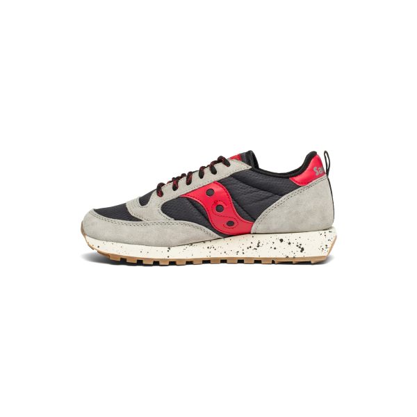 SAUCONY Jazz Trail - Grey   Black   Red Online Hot Sale