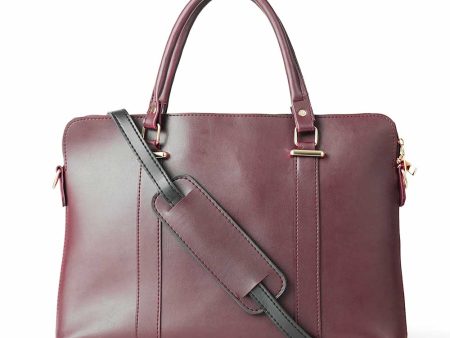 Slik Laptop Bag Maroon Discount