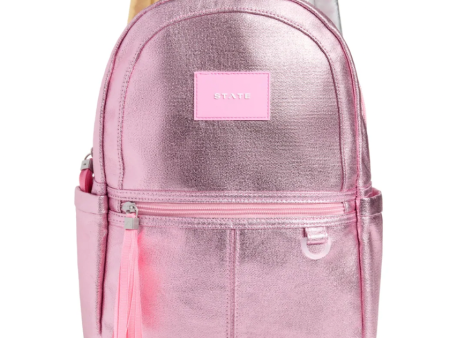 State Bags Kane Kids Mini Travel Metallic Pink Silver Online