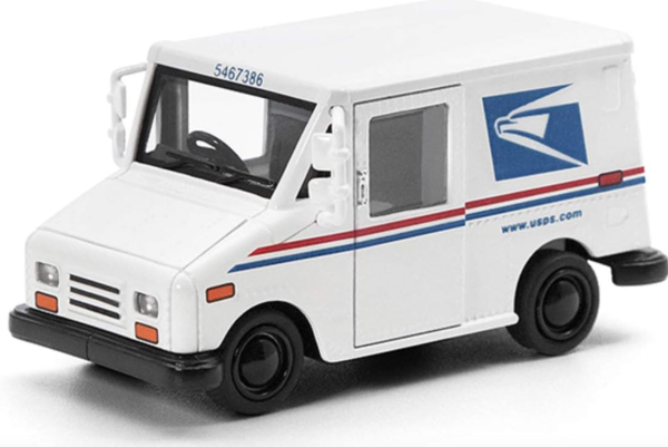 USPS LLV Pullback Postal Mail Truck For Cheap