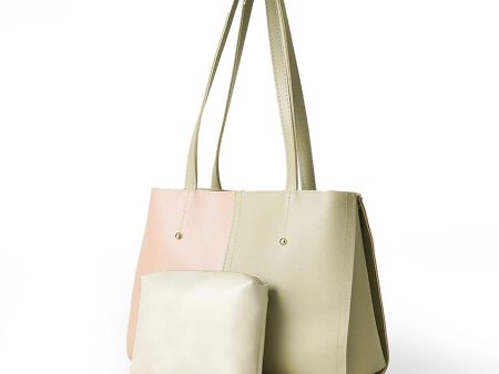 Steven Bag Beige & Peach Online Hot Sale