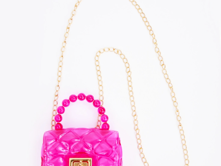 Sparkle Sisters Clear Jelly Purse Hot Pink Online