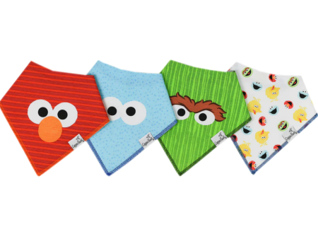 Copper Pearl Bandana Bib Set 4-Pack Elmo Online now