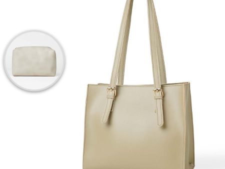 Crew bag set of 2 beige Cheap