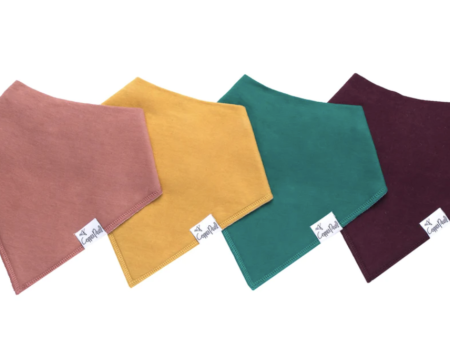 Copper Pearl Bandana Bibs 4-Pack Set Jade For Discount