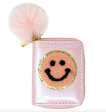 Zomi Gems Shiny Happy Face Smile Wallet Pink Discount