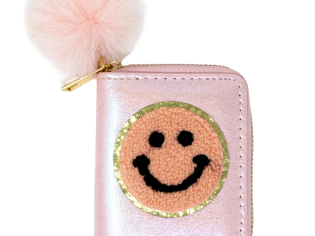 Zomi Gems Shiny Happy Face Smile Wallet Pink Discount