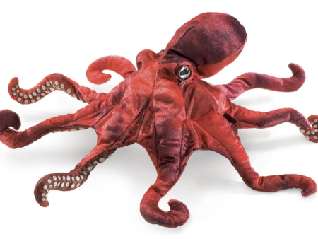 Folkmanis Red Octopus Puppet For Sale