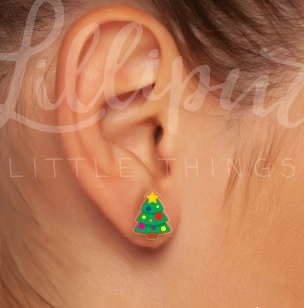 Lilliput Little Things Christmas Tree Earrings on Sale