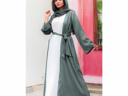 Abaya (Grey Color) Online Hot Sale