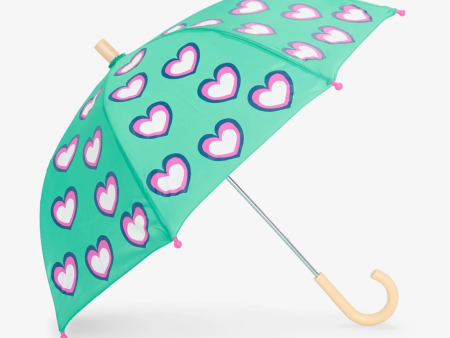 Hatley Hearts Colour Changing Umbrella Online Hot Sale