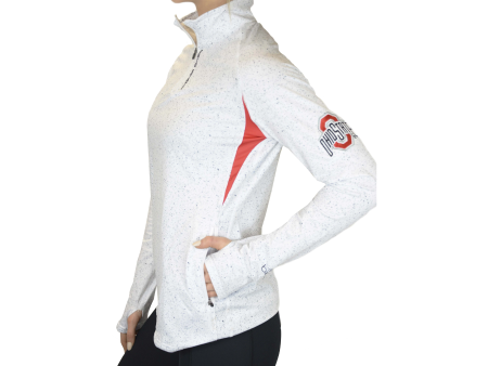 The Ohio State University  White Noise  1 4 Zip Pullover White Online