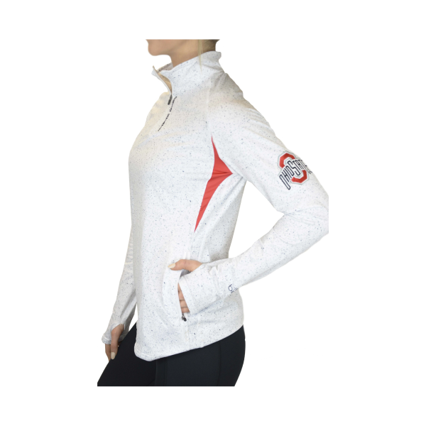 The Ohio State University  White Noise  1 4 Zip Pullover White Online