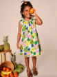 Tea Collection Trapeze Dress Tropical Fruits For Cheap