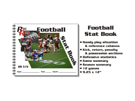 Big Red Football Scorebook Sale