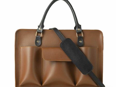 Fizzy Laptop Bag Brown Online Hot Sale