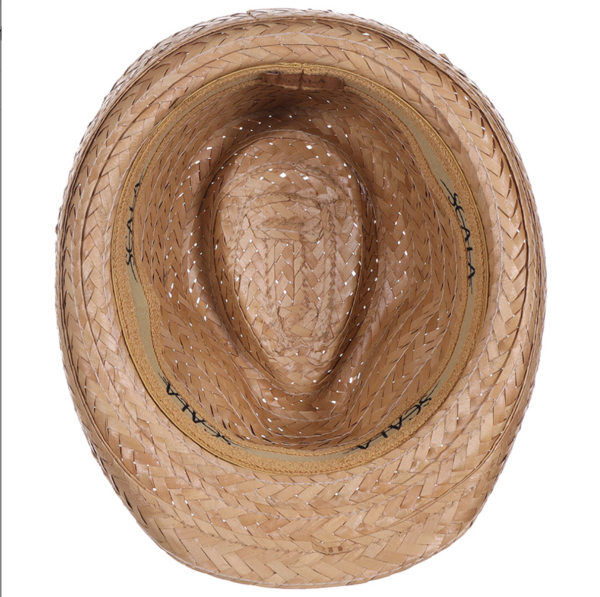 Dorfman Straw Fedora Natural Discount