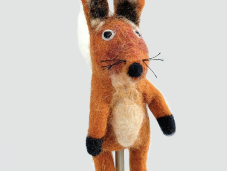 The Winding Road Felt Finger Puppet Fox Supply