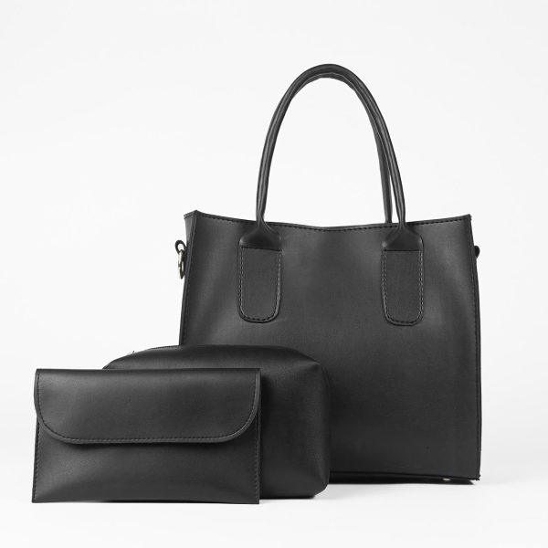 catchy bag set of 3 black on Sale