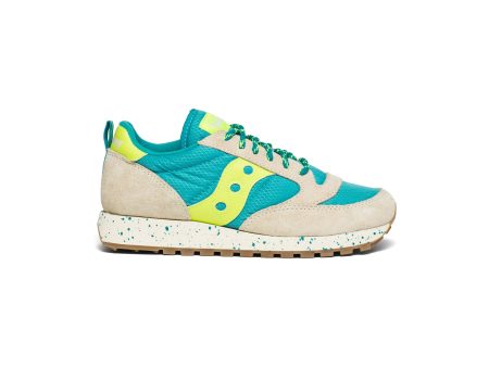 SAUCONY Jazz Trail - Grey   Teal   Slime Fashion