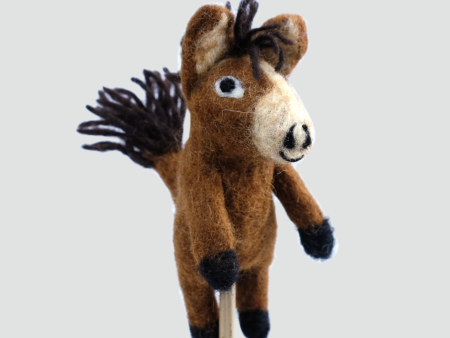 The Winding Road Brown Horse Finger Puppet For Cheap