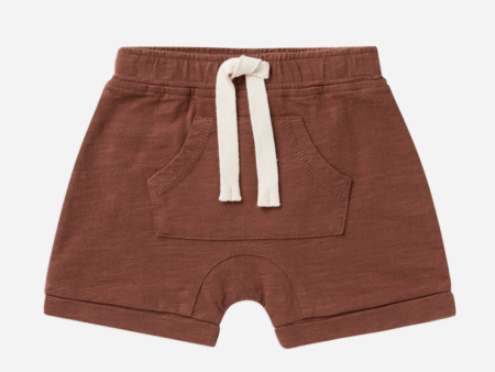 Rylee + Cru Front Pouch Short Redwood Size 0-3m For Cheap