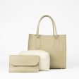 catchy bag set of 3 beige Hot on Sale