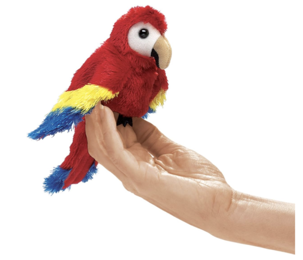 Folkmanis Mini Scarlet Macaw Hot on Sale