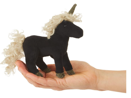 Folkmanis Mini Black Unicorn Puppet Online