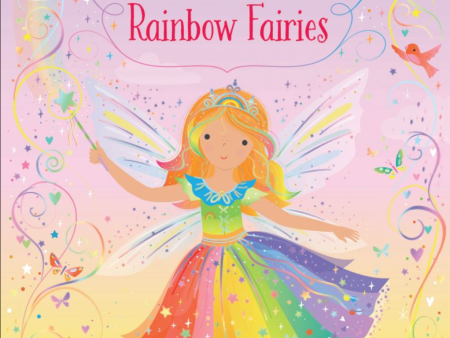 Usborne Activities Little Sticker Dolly Dressing Rainbow Fairy Book Discount