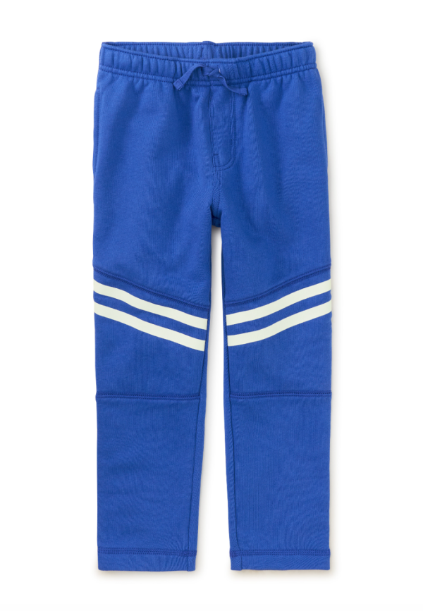 Tea Collection Speedy Striped Joggers Majorelle Blue Sale