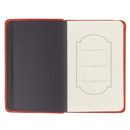 Agenda de lujo Be still and know - Naranja Hot on Sale