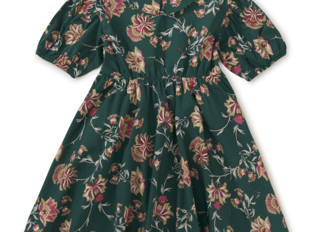 Tea Collection Puff Sleeve Collar Dress Salma Floral Sale