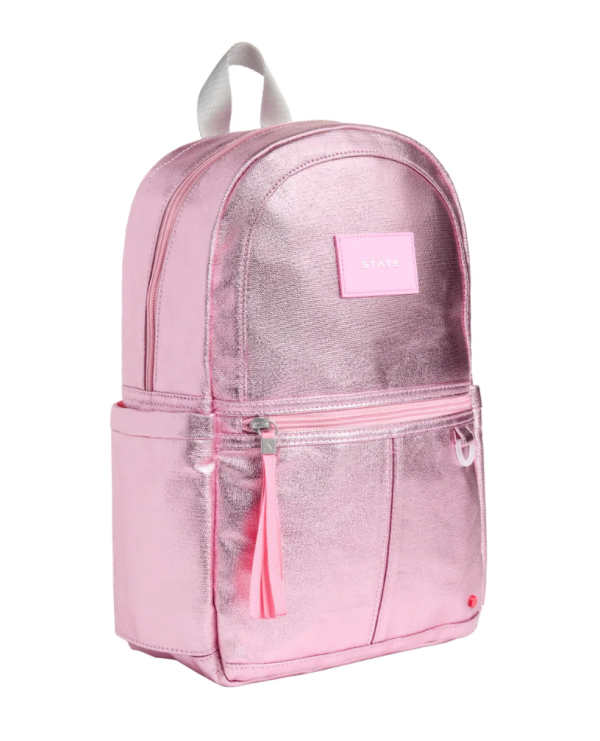 State Bags Kane Kids Mini Travel Metallic Pink Silver Online