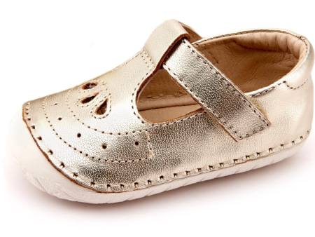 Old Soles Royal Pave Gold White Sole Size 5 Toddler Online Sale