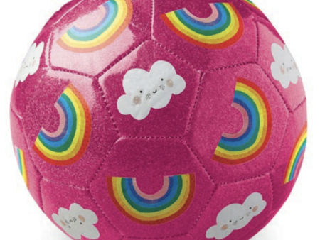 Crocodile Creek Size 3 Glitter Soccer Rainbow Fashion