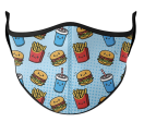 Top Trenz Fast Food Face Mask Size 3-7 Years Online now