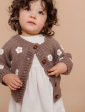 The Blueberry Hill Flower Cardigan Tan Kids and Baby Sweater Size 2-3Y Online