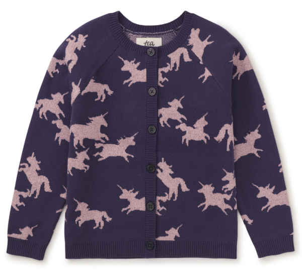 Tea Collection Unicorn Cardigan Unicorn Frolic Fashion