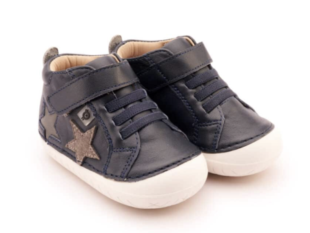 Old Soles Starstar Pave Navy  Grey Suede  Grey (White Sole) Online Sale