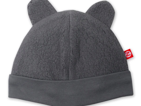 Zutano Cozie Fleece Hat Gray Hot on Sale