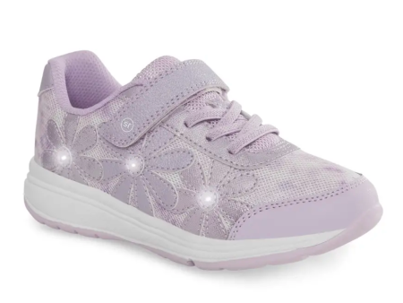 Stride Rite Light Up Glimmer Sneaker Lavender For Sale