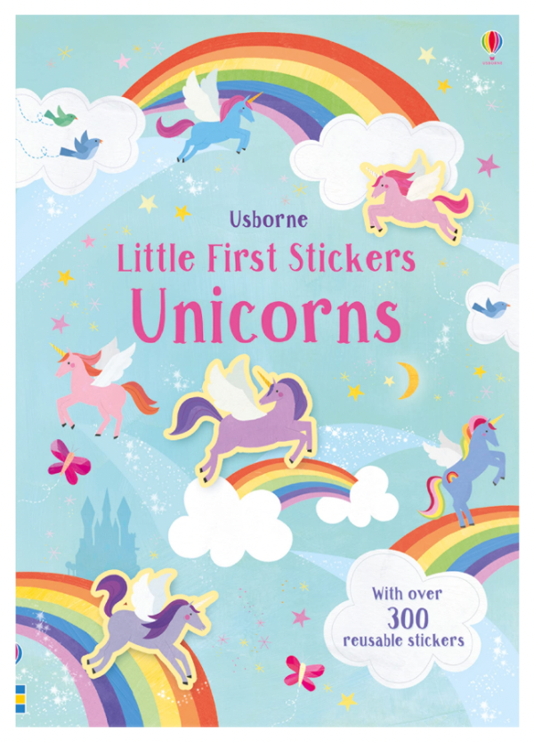 Usborne Little Stickers Unicorn Book on Sale